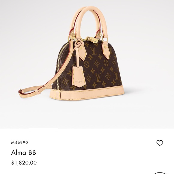 LOUIS VUITTON authentic ALMA BB SOLD - Picture 2 of 15